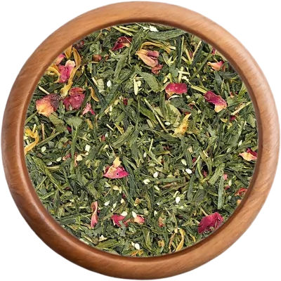 Zelený čaj s príchuťou Gejša