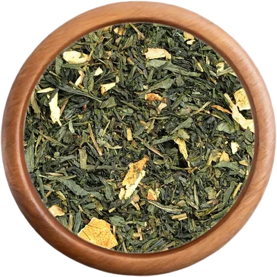 Zelený čaj s príchuťou Zelený čaj so zázvorom a citrónom