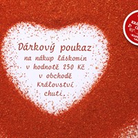 Tlačený darčekový poukaz