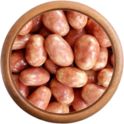 Maškrty Mandle jahodové v bielej čokoláde