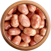 Maškrty: Mandle jahodové v bielej čokoláde