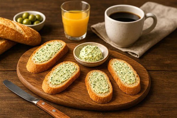 Tradičné aj netradičné bylinkové maslo na bagety