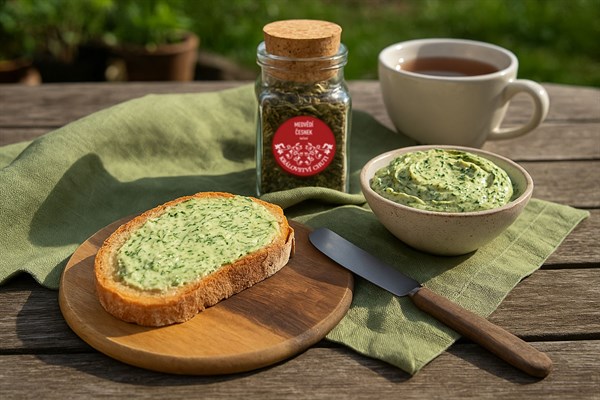 Bylinkové maslo s medvedím cesnakom