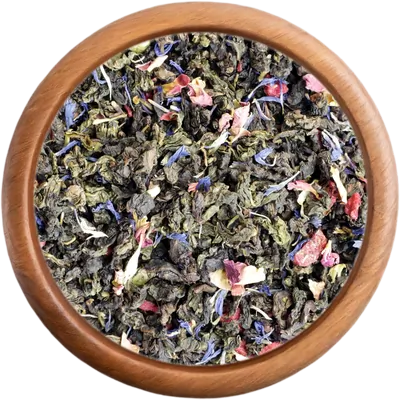 Oolong čaj Oolong mliečny s malinami