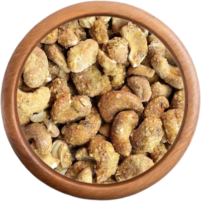 Kešu pražené s javorovým sirupom a chilli